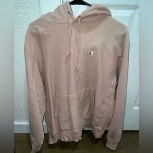 Champion hoodie, dusty pink, size Large